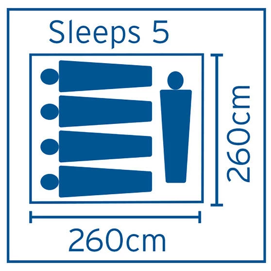 Instant And Fast Pitching Tents Oztent RV5 Touring Tent 5 Person 6 Instant And Fast Pitching Tents Oztent RV5 Touring Tent 5 Person - Image 6