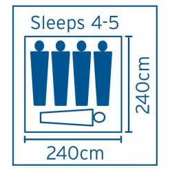 Instant And Fast Pitching Tents Oztent RV4 Touring Tent 4 Person -Camping Tents Store BCF 300027 05 hi res