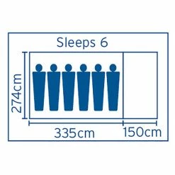 Dome Tents Coleman Excursion Instant Up Tent 6 Person 5 Dome Tents Coleman Excursion Instant Up Tent 6 Person -Camping Tents Store BCF 521167 02 hi res