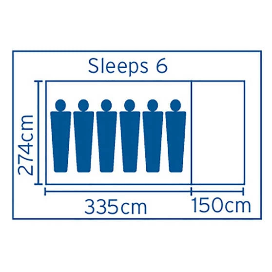 Dome Tents Coleman Excursion Instant Up Tent 6 Person 3 Dome Tents Coleman Excursion Instant Up Tent 6 Person - Image 3