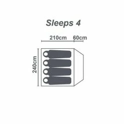 Dome Tents Wanderer Criterion 4 Person Instant Tent