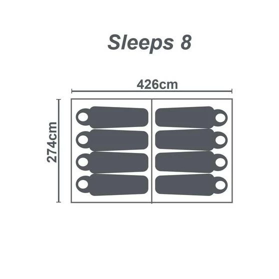 Dome Tents Wanderer Criterion 8 Person Instant Tent 1 Dome Tents Wanderer Criterion 8 Person Instant Tent