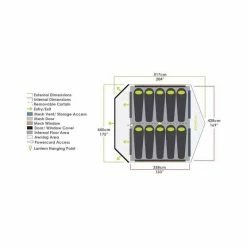 Inflatable Air Tents Zempire Pronto 10 V2 Inflatable Air Tent -Camping Tents Store BCF 617450 07 hi res