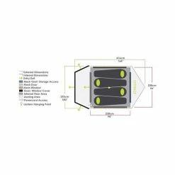 Inflatable Air Tents Zempire Pronto 4 V2 Inflatable Air Tent -Camping Tents Store BCF 617452 06 hi res