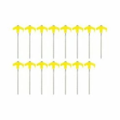 Poles, Pegs, Guy Ropes Oztrail Screw In Tent Peg Set 150mm